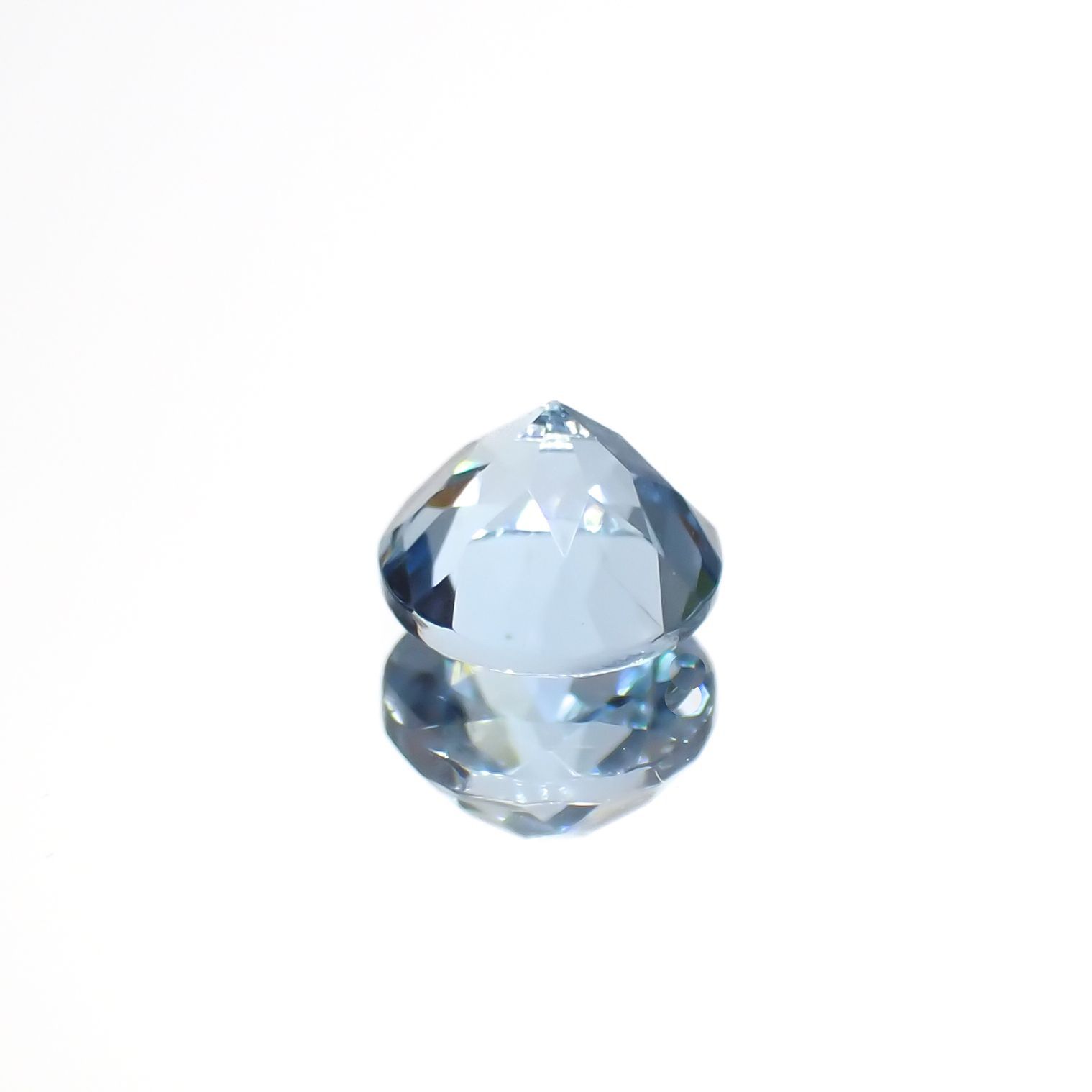 アクアマリン(宝石名アクアマリン)モザンビーク産 0.47ct 識別済[220817393]5x5mm前後