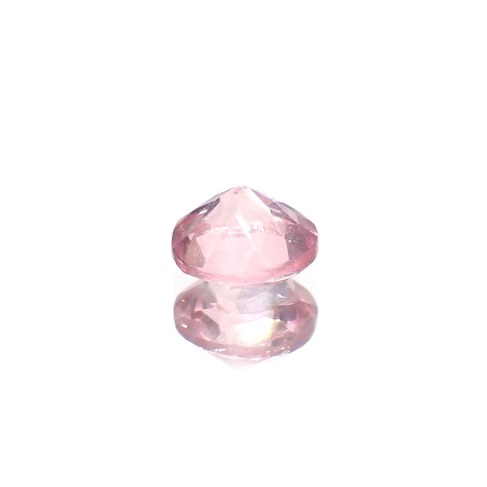 シルキーピンクスピネル タンザニア産 0.42ct [230421575]4.4x4.4mm前後