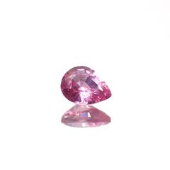ネオンピンクサファイア スリランカ産 0.17ct[240226302]3.7x2.9mm前後