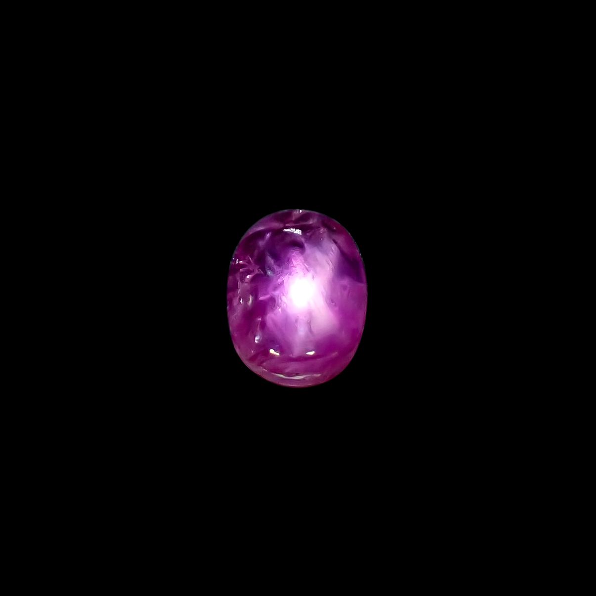スタールビー ビルマ産 0.88ct / 6.8x5.2mm前後 [260532247]