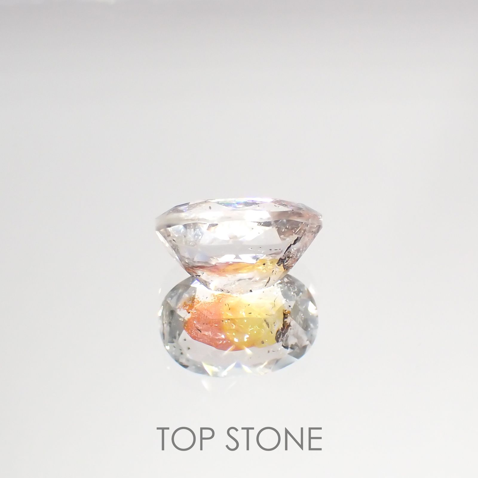 オーロラクォーツ ブラジル・ミナスジェライス産 2.95ct[220114381]10.8x7.6mm前後