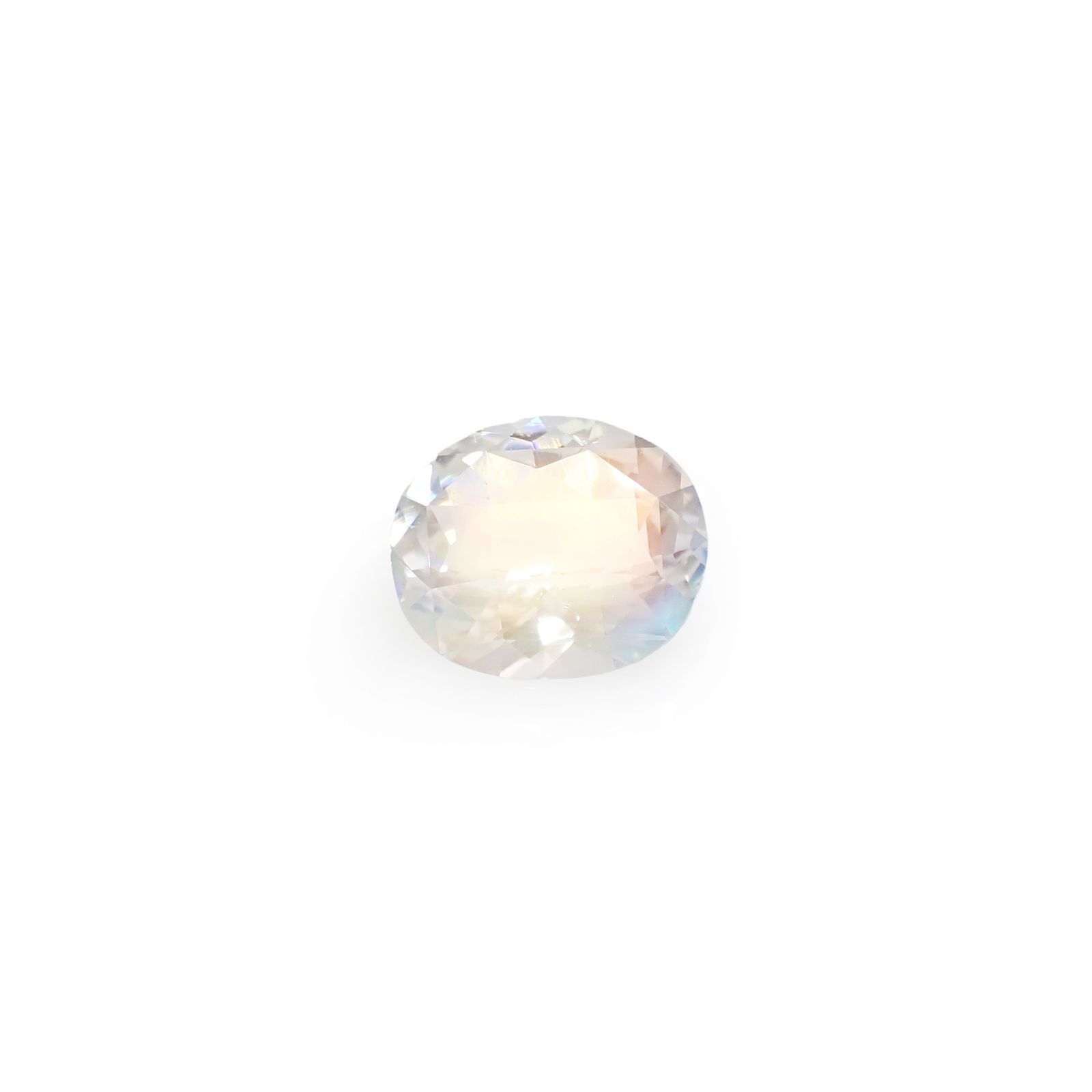 レインボームーンストーン マダガスカル産 2.52ct[240728566]10x8.3mm前後