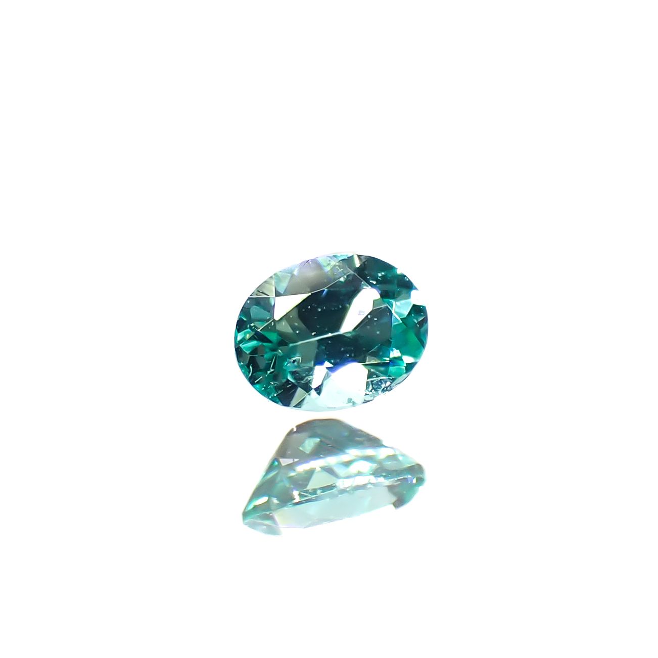 パライバトルマリン ブラジル・ムルング鉱山産 0.034ct[240928802]2.3x1.8mm前後