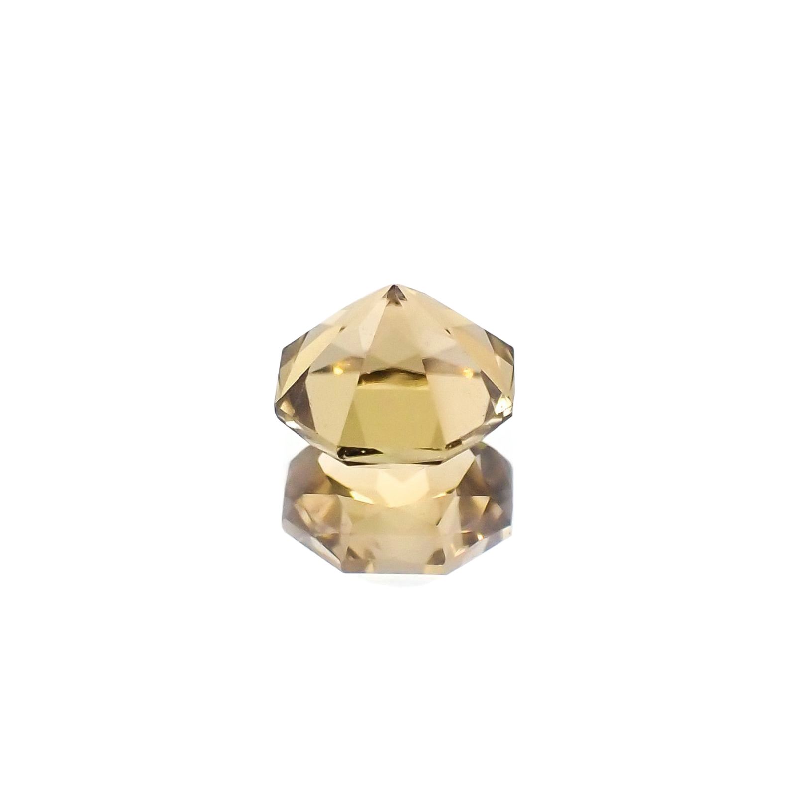 ◇オクタゴンカット◇イエロートルマリン(宝石名トルマリン)ブラジル/アフリカ産 識別済 0.59ct / 5x5mm前後 [260424217]