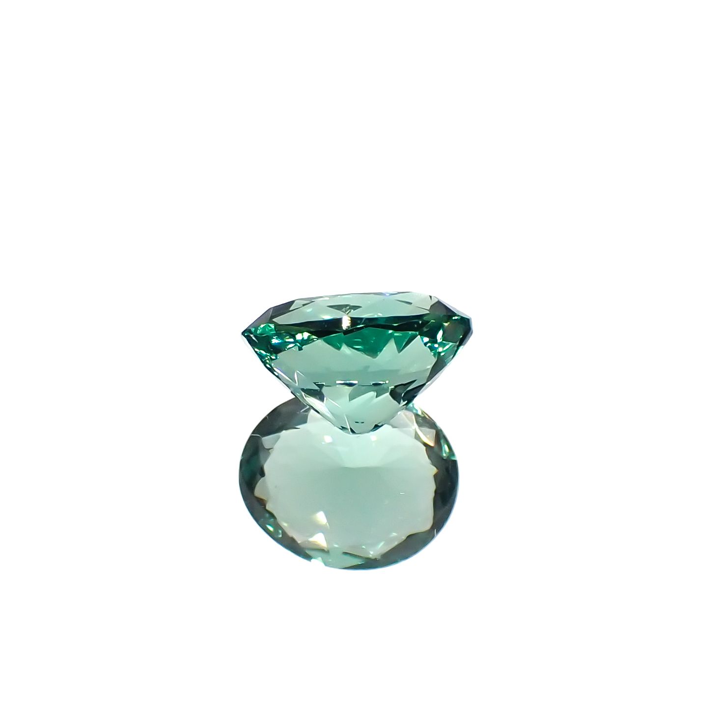 フローライト フルオレッセンス イギリス・ダイアナマリア鉱山産 1.71ct[240527703]8.1x6.8mm前後
