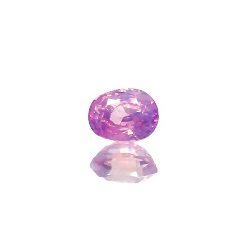 シルキーピンクサファイア 非加熱 ベトナム産 0.45ct[230120253]4.7x3.6mm前後