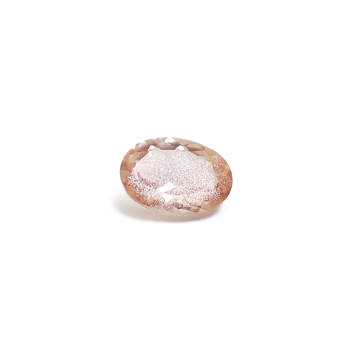 オレゴンサンストーン アメリカ・オレゴン州産 0.63ct / 6.8x4.8mm前後 [260732642]