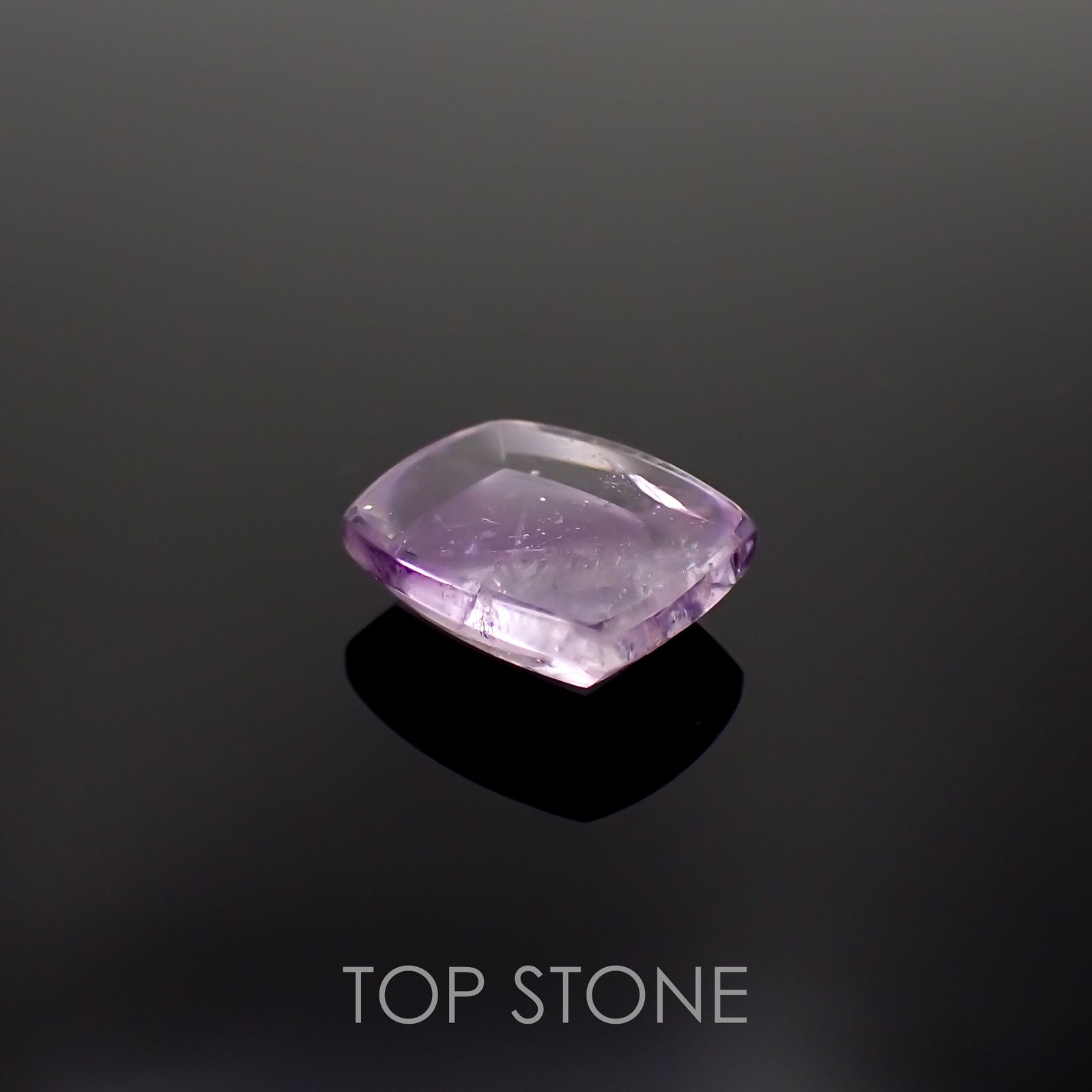 アメジストエレスチャル ブラジル産 5.75ct[230119787]12.8x10.8mm前後
