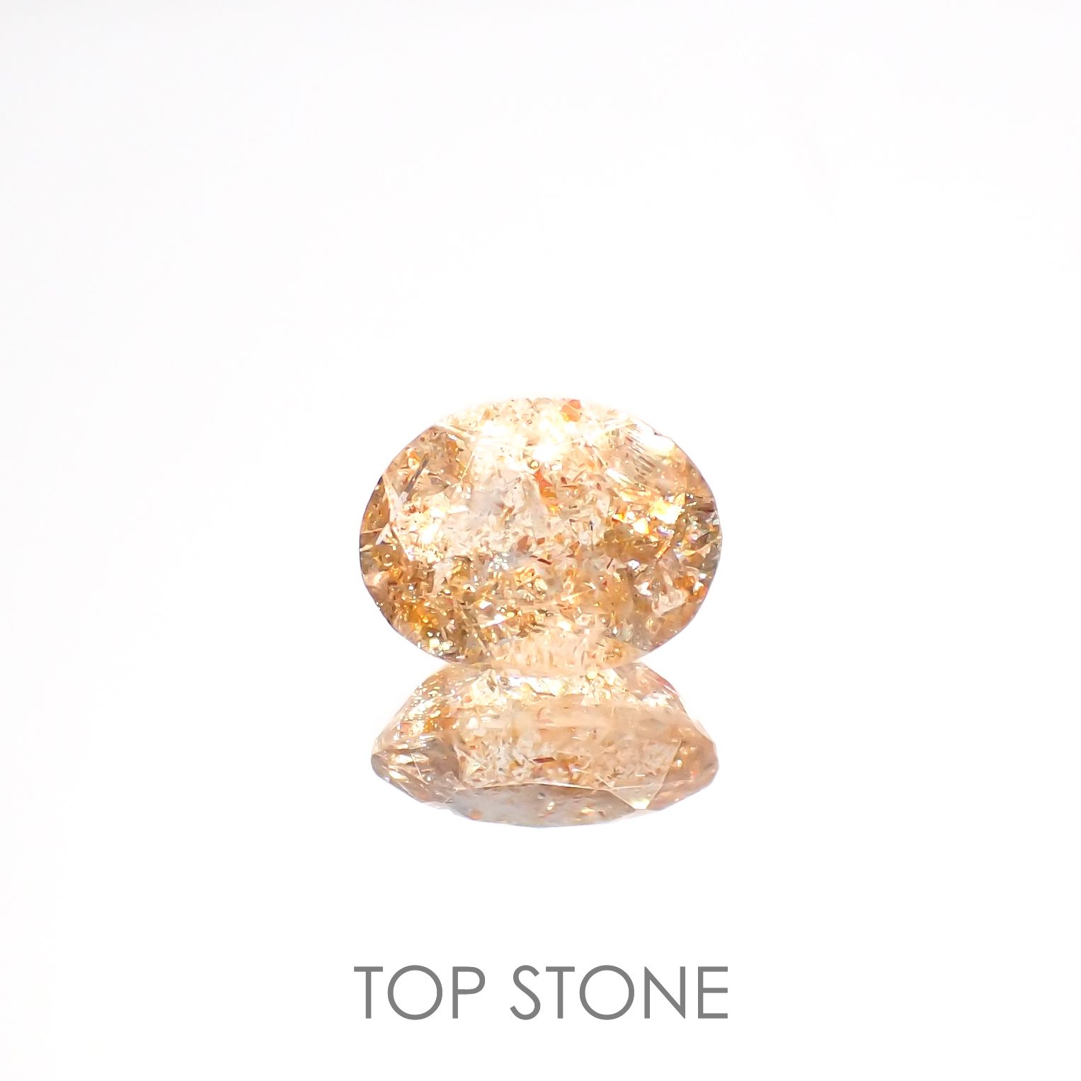 イリュージョンサンストーン インド産 1.67ct[220918100]8.8x6.9mm前後