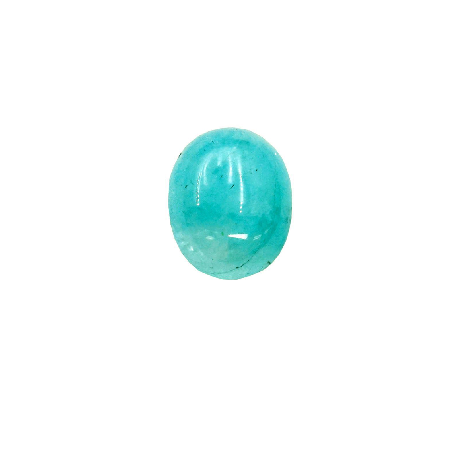 ヘミモルファイト　2点 ヘミモルファイト コンゴ産 ルース 2.98ct[20052631]8.8×7.8mm