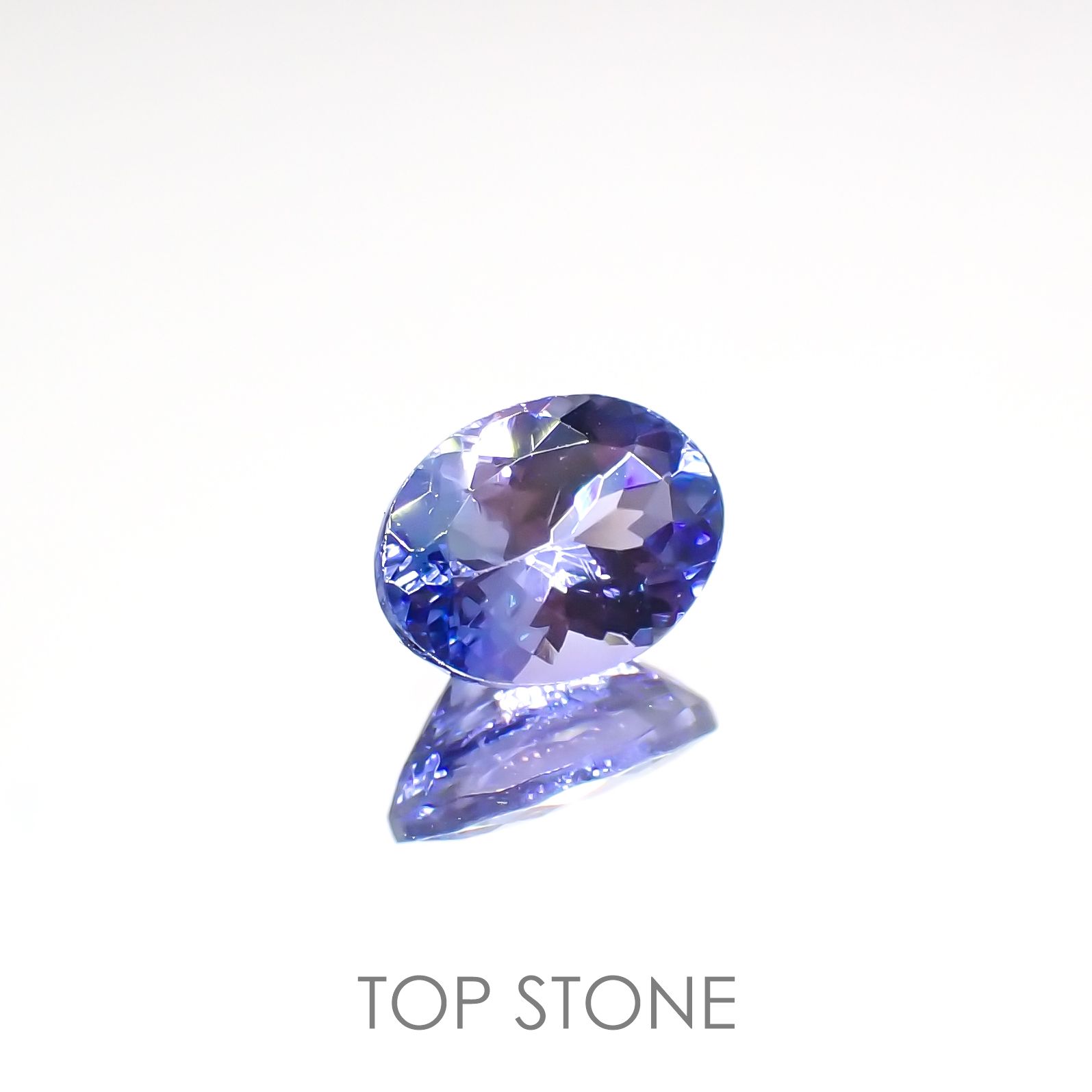 バイカラータンザナイト(宝石名ゾイサイト)タンザニア産 1.28ct 識別済[220515895]8x6mm前後