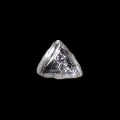 マクルダイヤモンド(宝石名ダイアモンド)カナダ産 原石 0.44ct 識別済[220115338]4.7x5.4mm前後