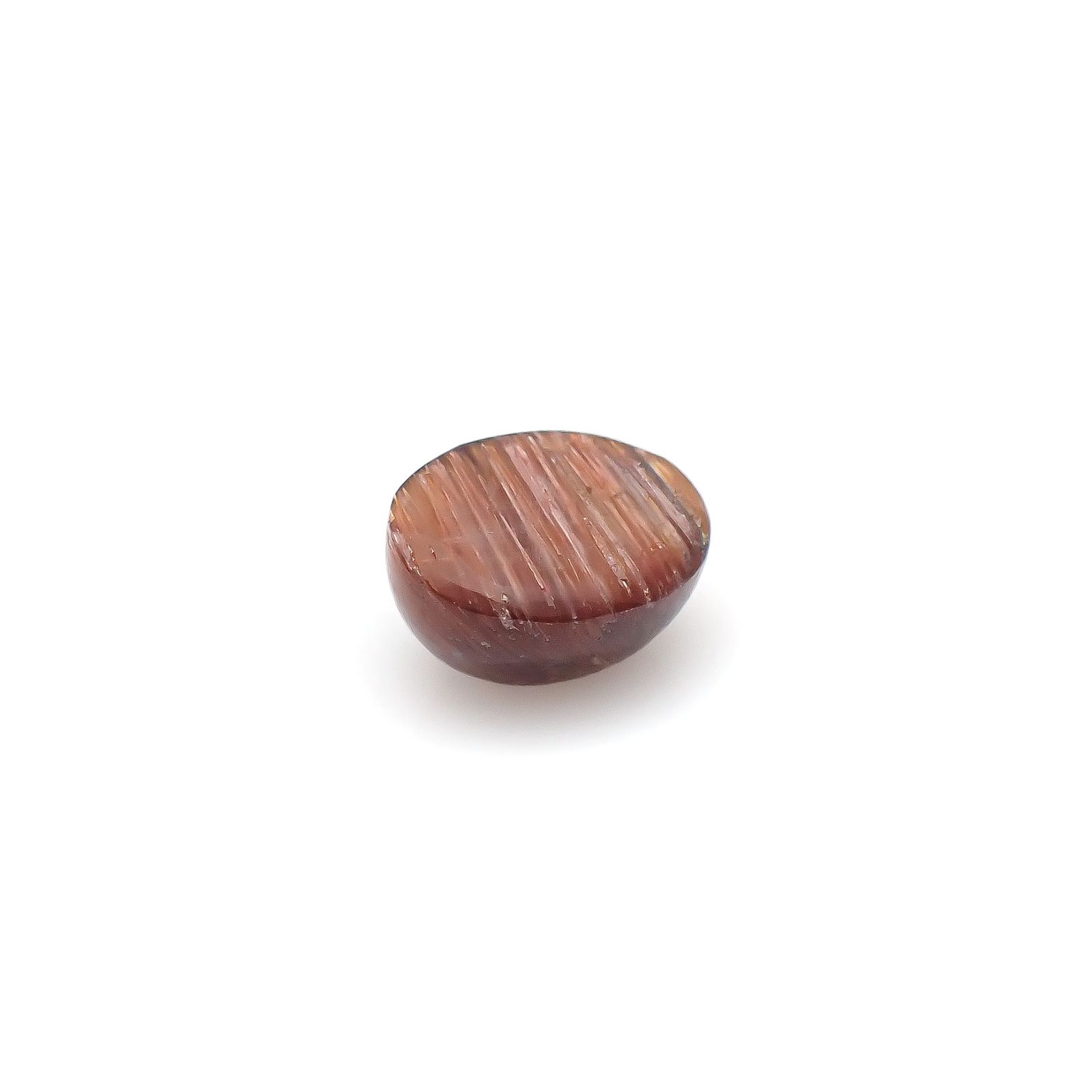 ルチルクォーツ キャッツアイ ブラジル産 11.81ct[240427049]14.6x12.1mm前後