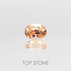 インペリアルトパーズ ブラジル産 ルース 0.39ct[20084382]4.9×3.5mm前後