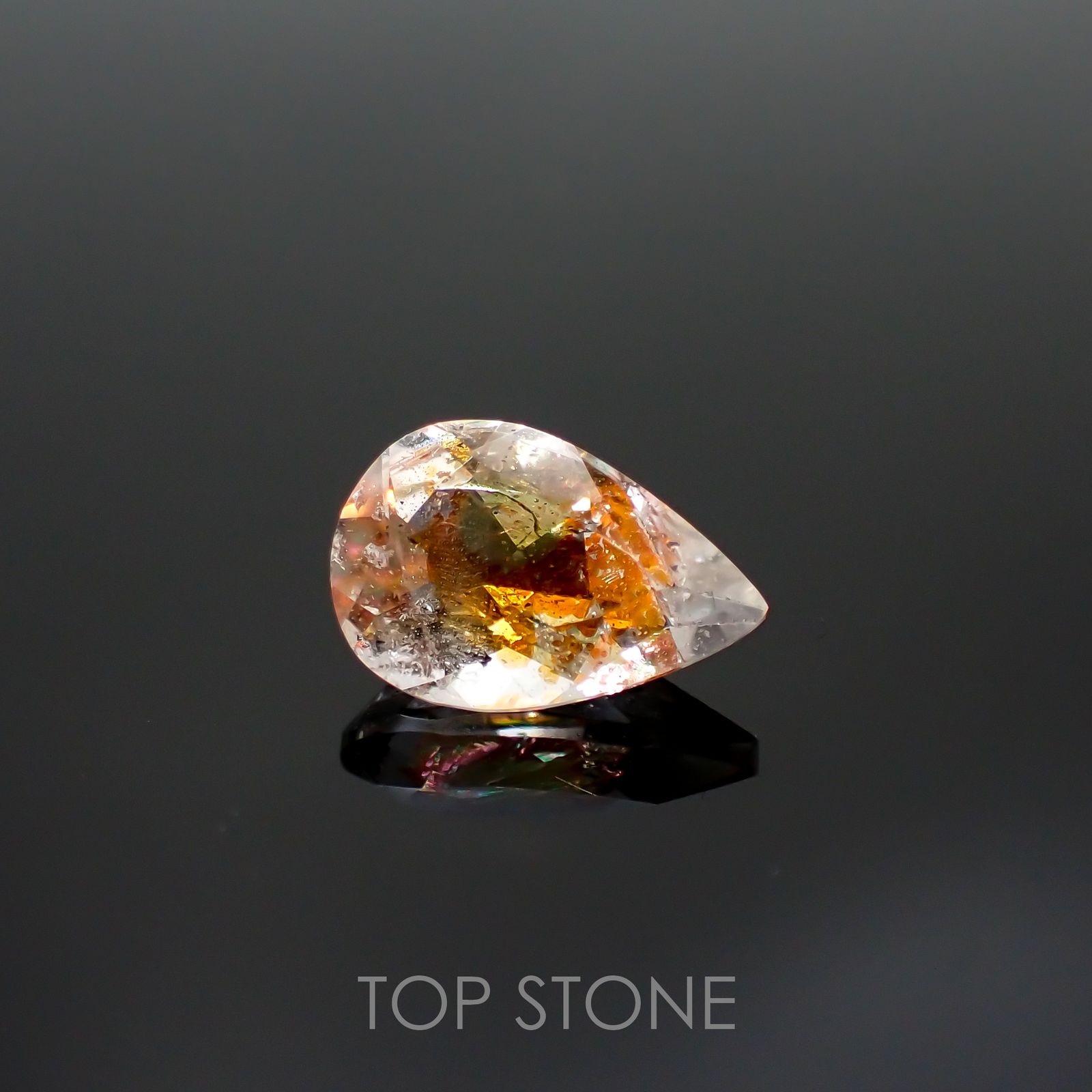 オーロラクォーツ ブラジル・ミナスジェライス産 1.89ct[220114367]10.8x7.2mm前後