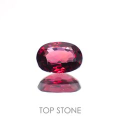 レッドスピネル(宝石名レッド・スピネル)タンザニア産 0.94ct 識別済[220114320]6.9x5.1mm前後