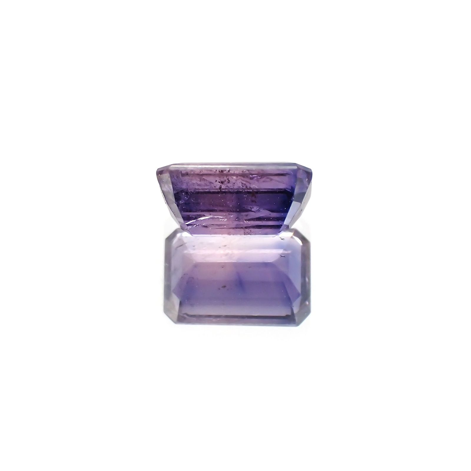 バイカラーサファイア(宝石名バイカラー・サファイア) タンザニア産 識別済 1.02ct / 6.6x4.4mm前後 [210710606]