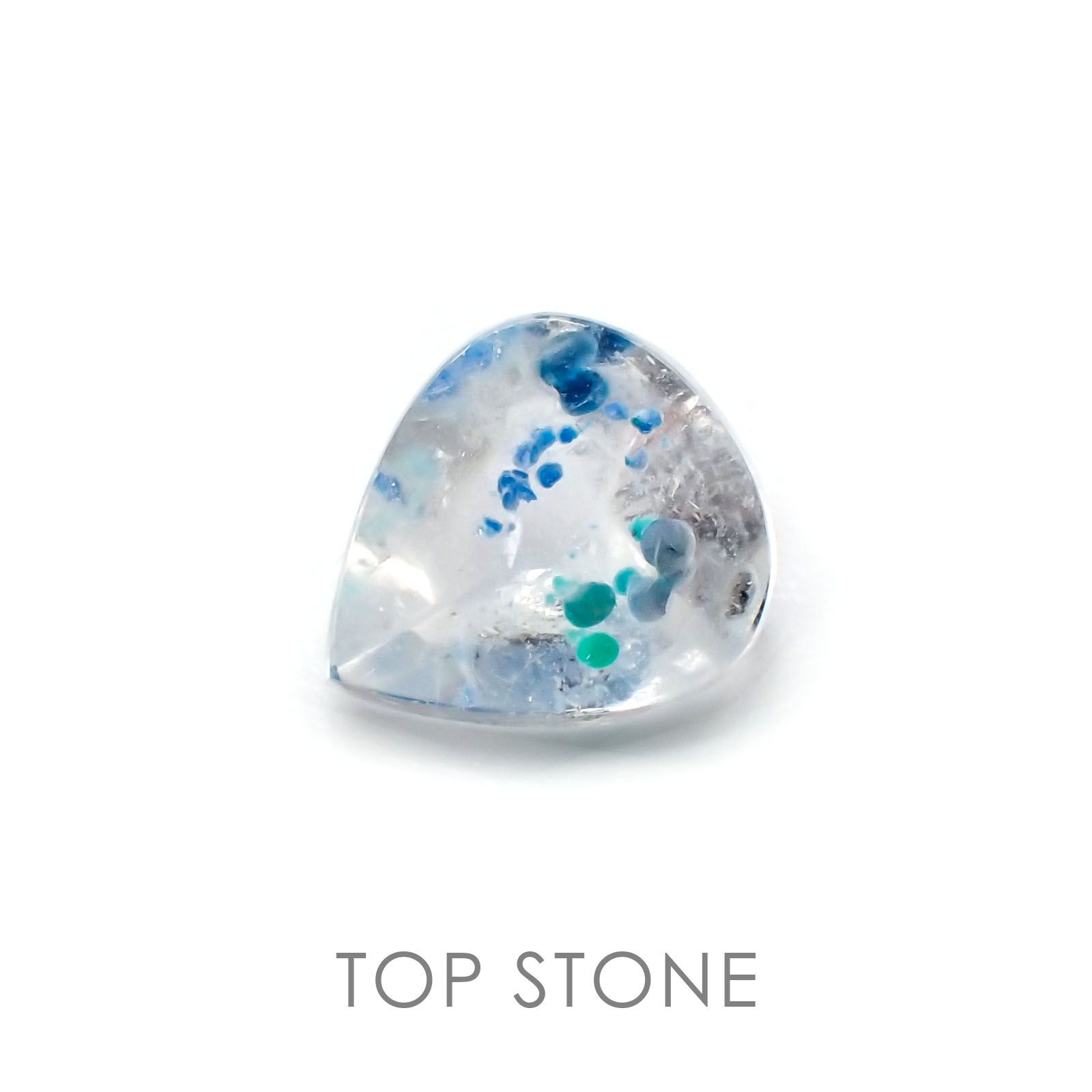 ◇フリーフォーム◇パライバクォーツ ブラジル産 ルース 1.03ct[210310268]7.7×6.7mm前後