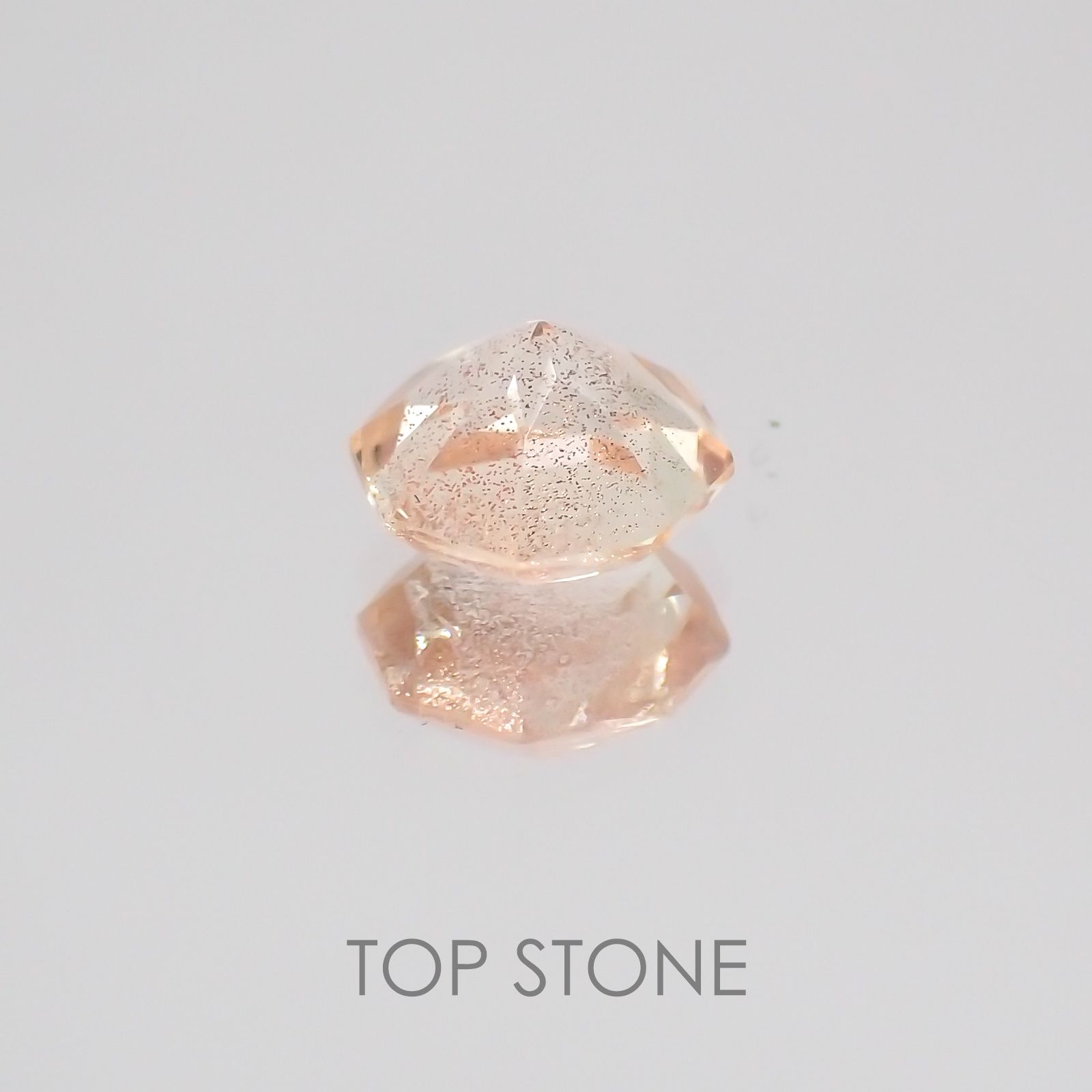 ◇オクタゴンカット◇オレゴンサンストーンSA  アメリカ産 ルース 0.49ct[210210041]5×5mm前後