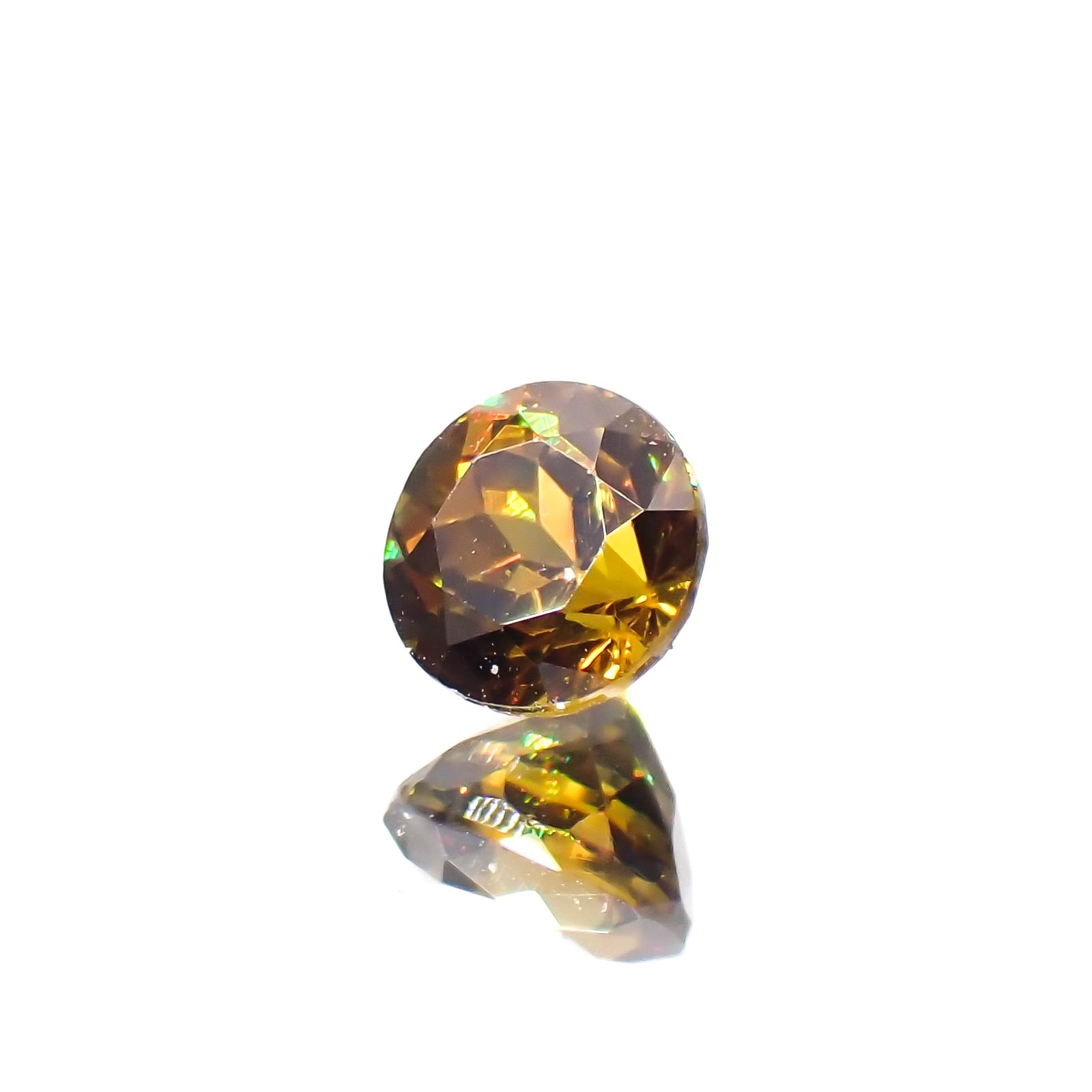 アンドラダイトガーネット(宝石名アンドラダイト・ガーネット)ナミビア共和国産 0.64ct 識別済[230421383]4.6x4.6mm前後