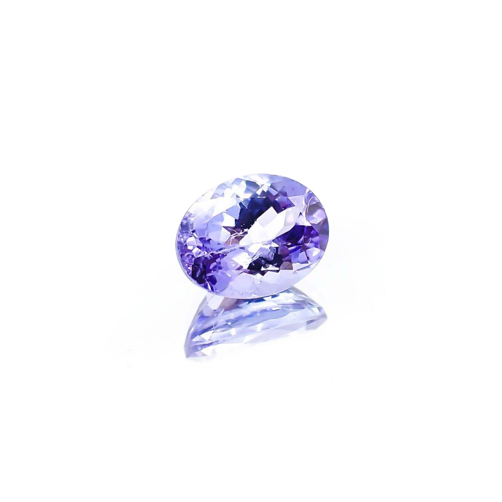タンザナイト(宝石名タンザナイト)タンザニア産 識別済 1.74ct / 8.5x6.5mm前後 [230723006]