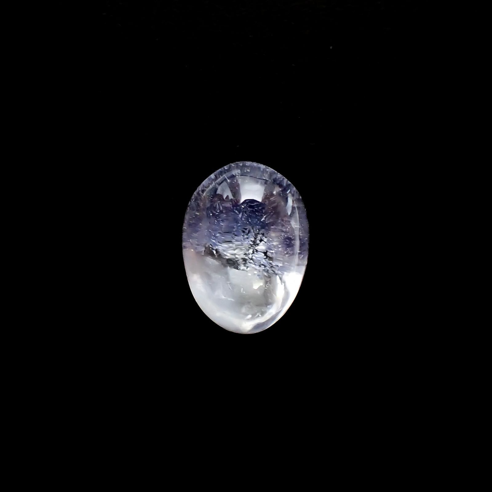 デュモルチェライトインクォーツ ブラジル産 3.80ct [220717162]11.5x8.5mm前後