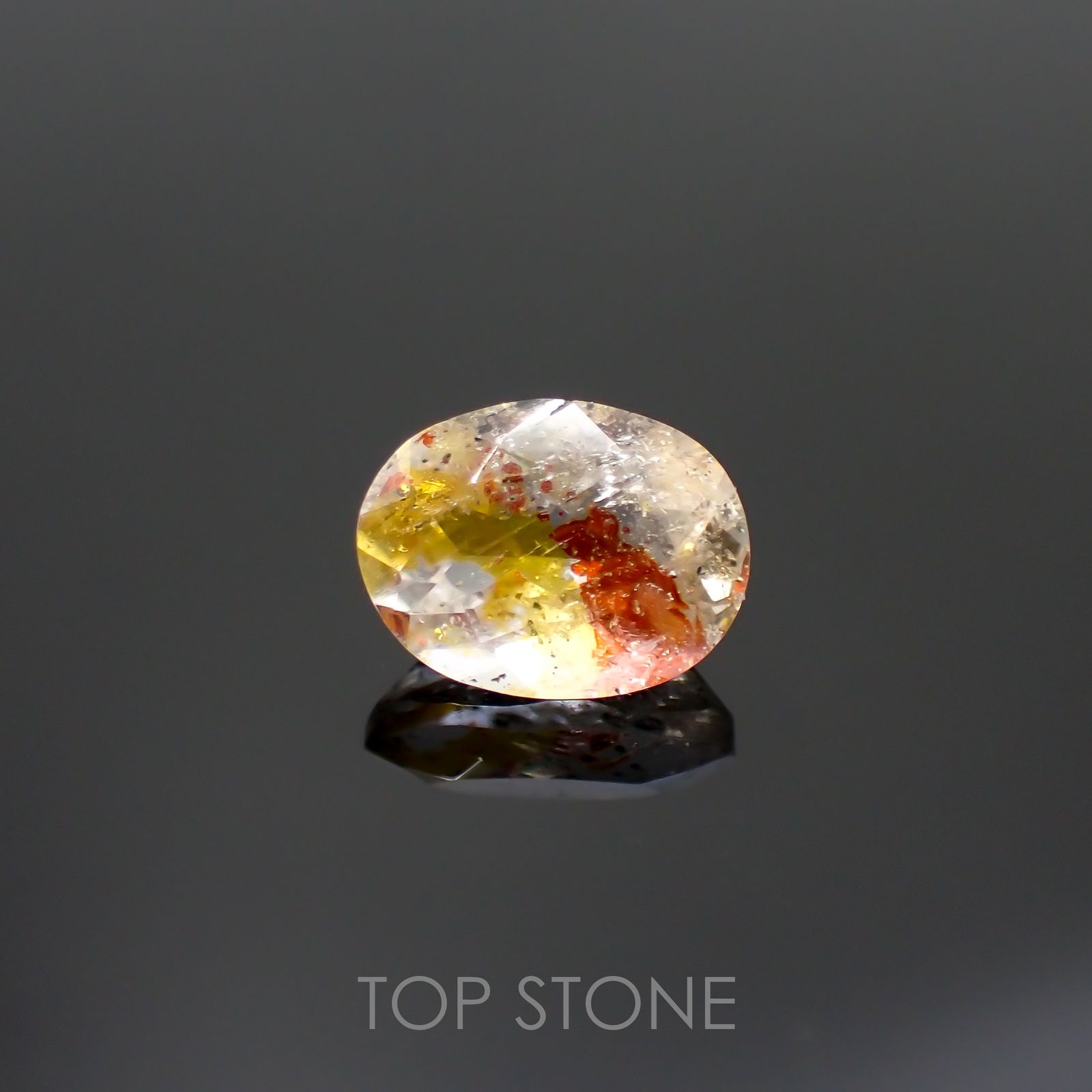オーロラクォーツ ブラジル・ミナスジェライス産 1.32ct[220114383]8.1x6.2mm前後