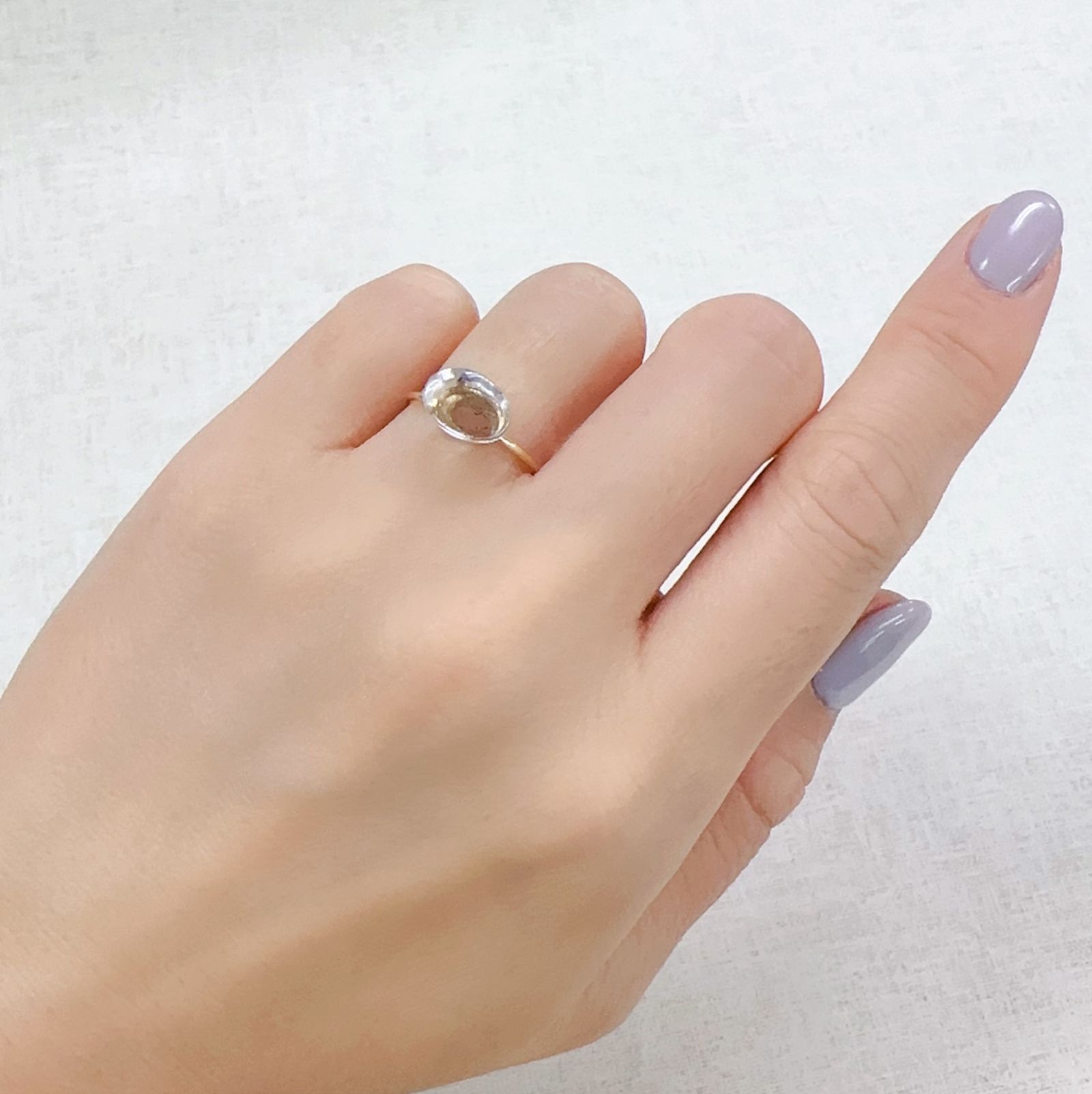 ティンカーベルクォーツ ブラジル産 2.22ct[230823278]9.6x6.9mm前後