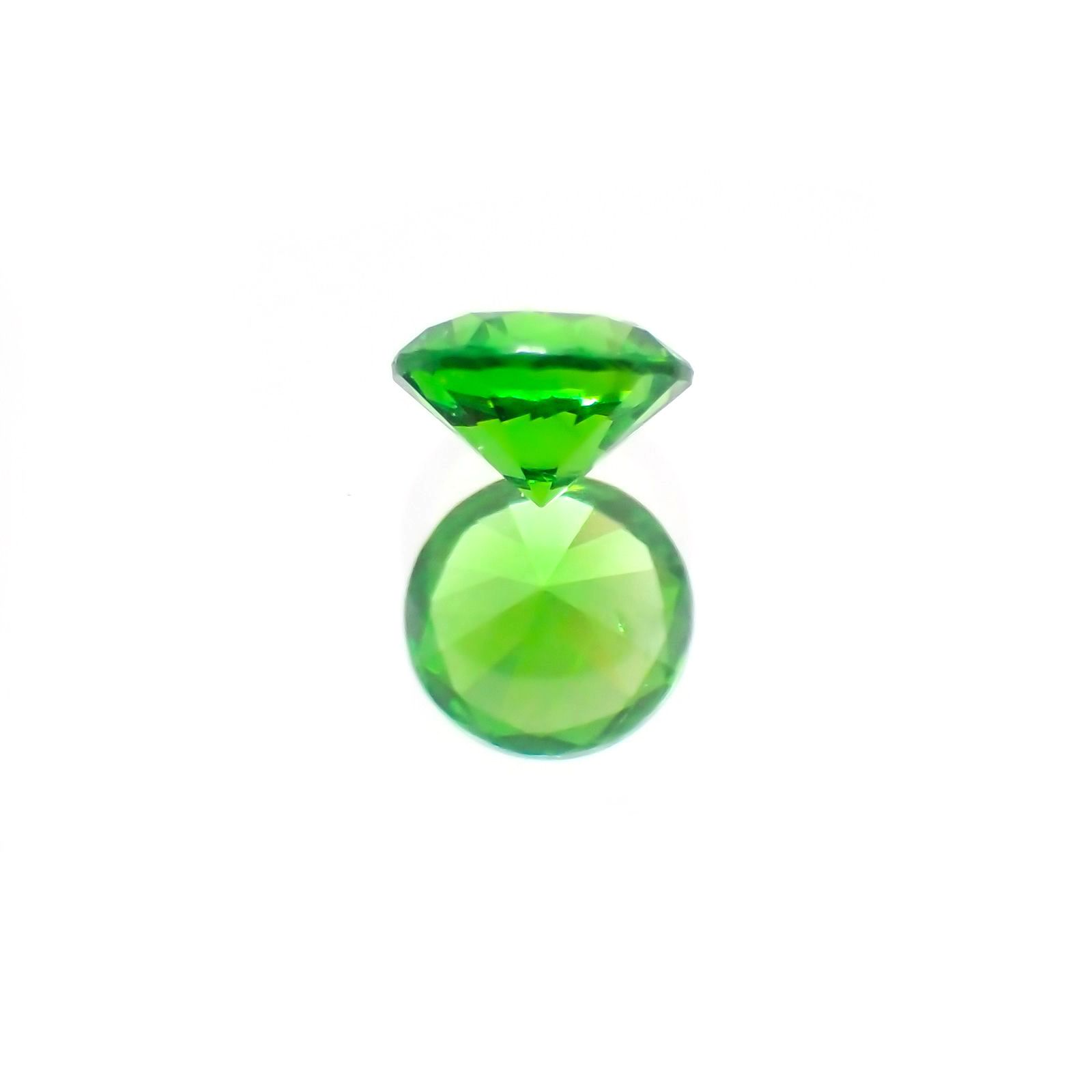 デマントイドガーネット(宝石名デマントイド・ガーネット)  ロシア産 0.144ct ソ付(彩珠)[210410507]3.1×3.1mm前後