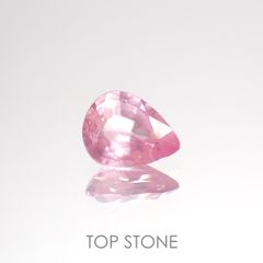 シルキーピンクスピネル(宝石名ピンク・スピネル)タンザニア産 0.76ct 識別済[220114137]6.8x5.3mm前後