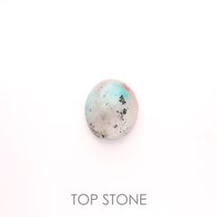アホイトインクォーツ(宝石名アホアイト イン クォーツ) 南アフリカ・メッシーナ鉱山産 3.237ct ソ付(彩珠)[210711687]11×9.4mm前後