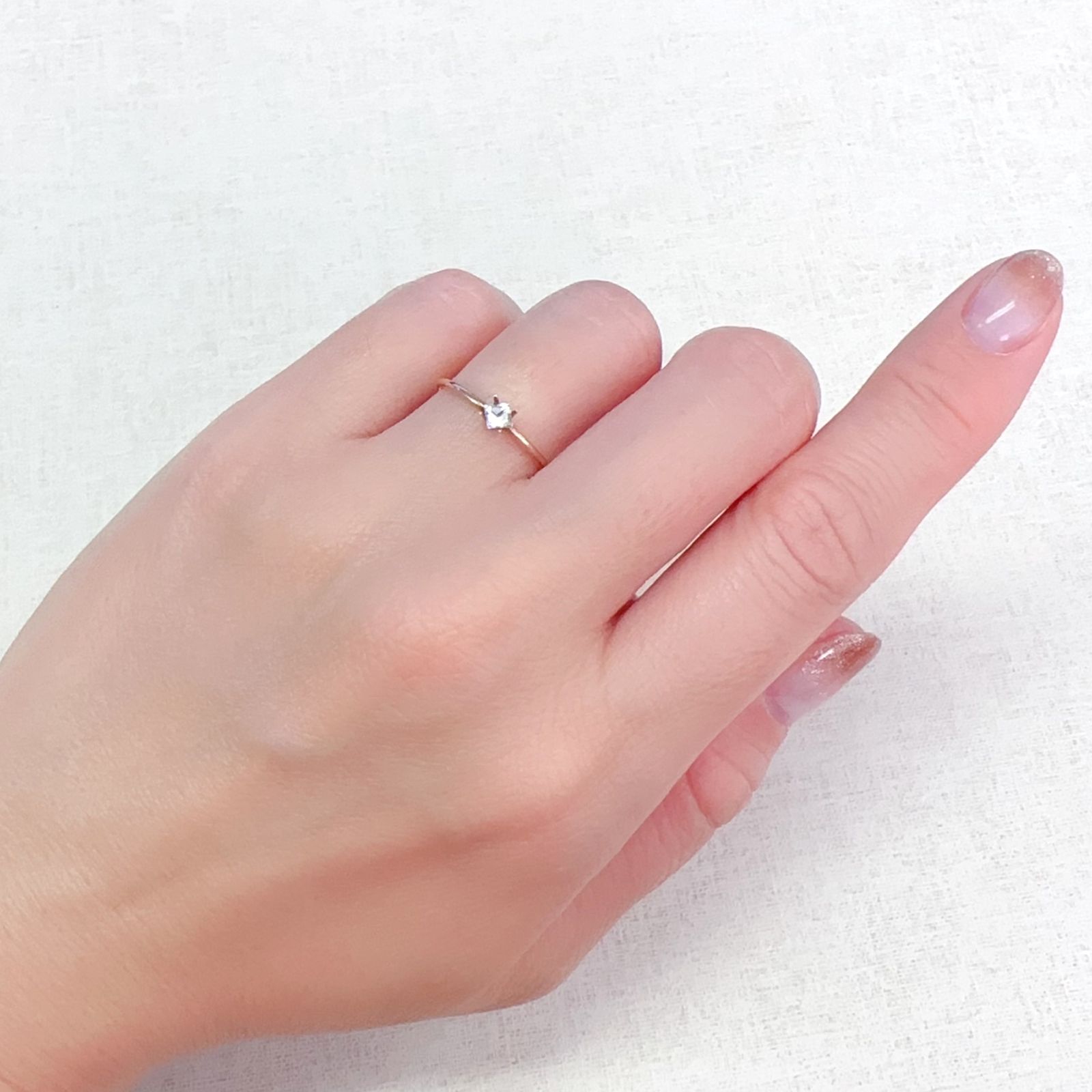 ◇プリンセスカット◇リューコガーネット ビルマ産 0.18ct [230923366]2.9x2.9mm前後