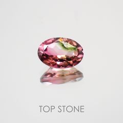 バイカラートルマリン ブラジル・アフリカ産 ルース 0.5ct[210410454]6.1×4.2mm前後