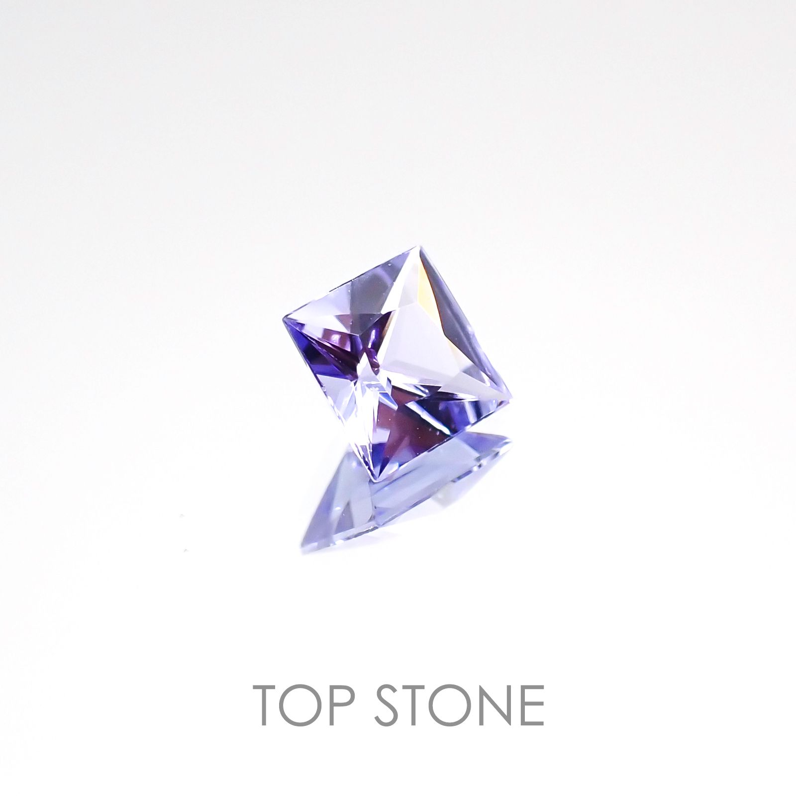 ◇プリンセスカット◇タンザナイト(ゾイサイト) タンザニア産 ルース 0.44ct[20117200]4.5×4.5mm前後