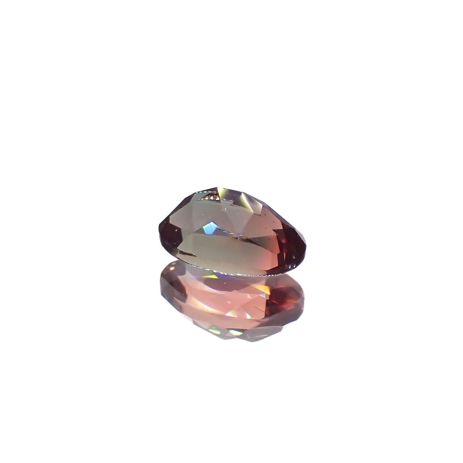 バイカラーアンデシン モンゴル産 0.48ct[230421503]6x4.2mm前後