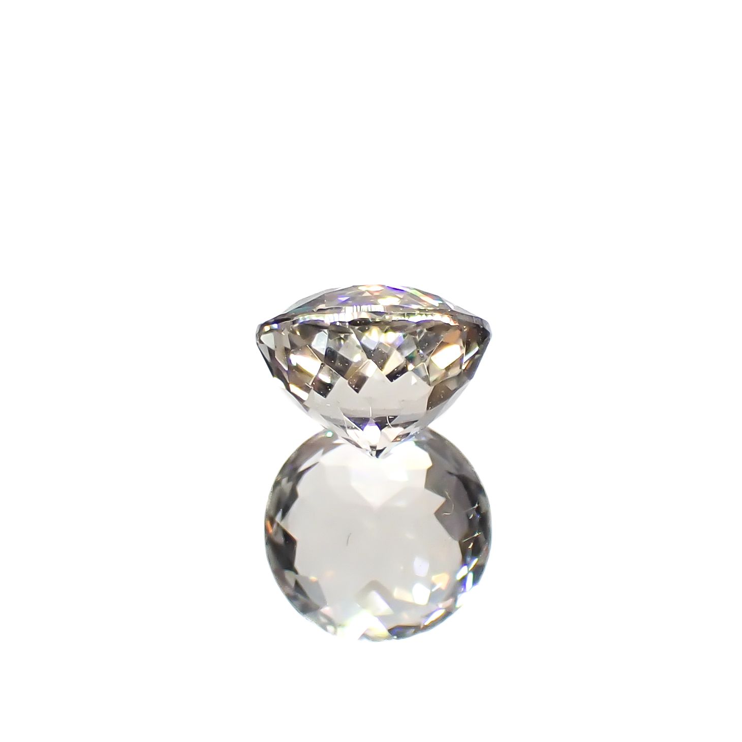 シルバーアパタイト フルオレッセンス アフリカ産 1.50ct[240928959]6.9x6.9mm前後