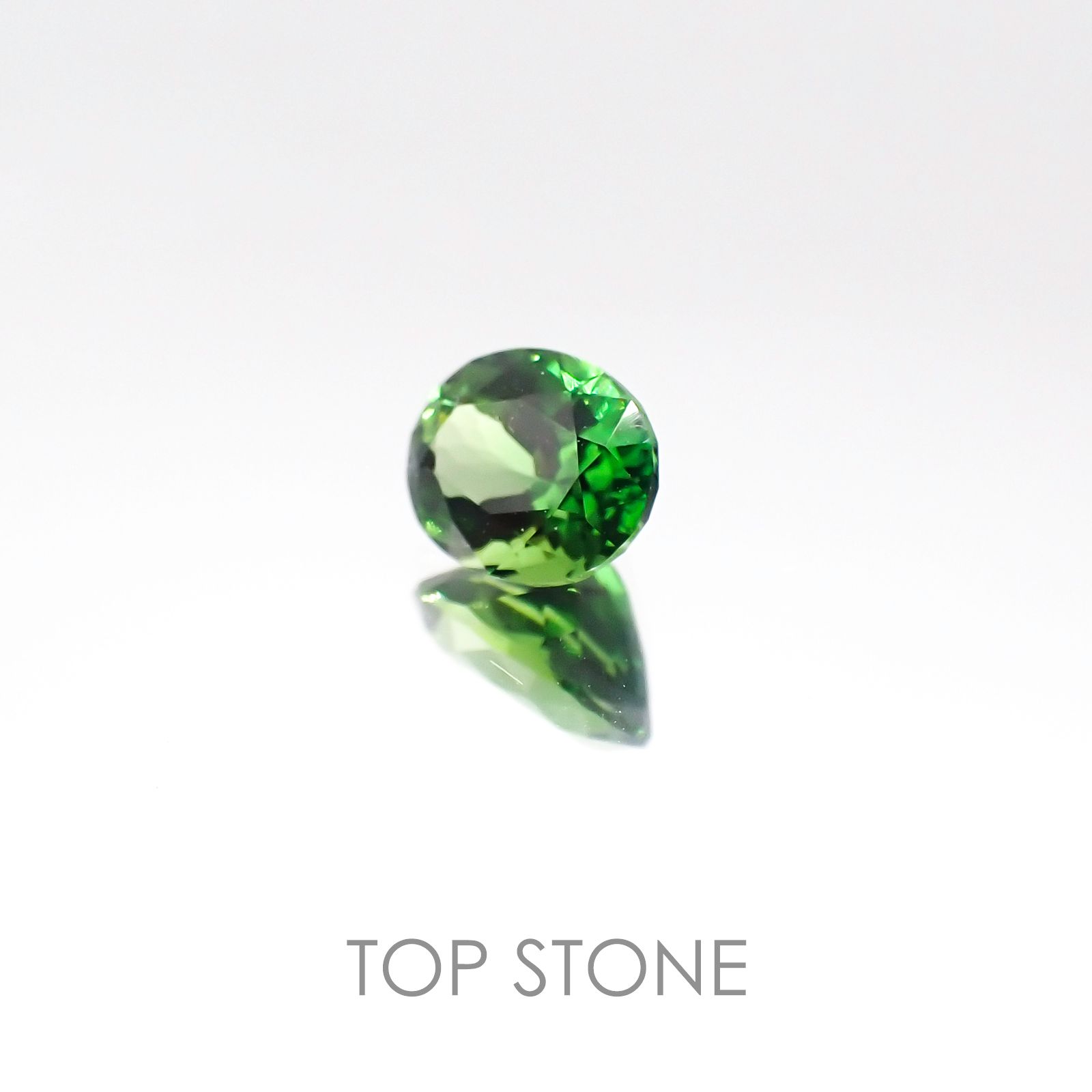 クロムトルマリン タンザニア産 ルース 0.66ct[20096208]6.3×4.8mm前後