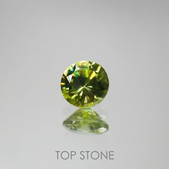 スフェーン(宝石名スフェーン)マダガスカル産 0.54ct 識別済[220616552]4.9x4.9mm前後