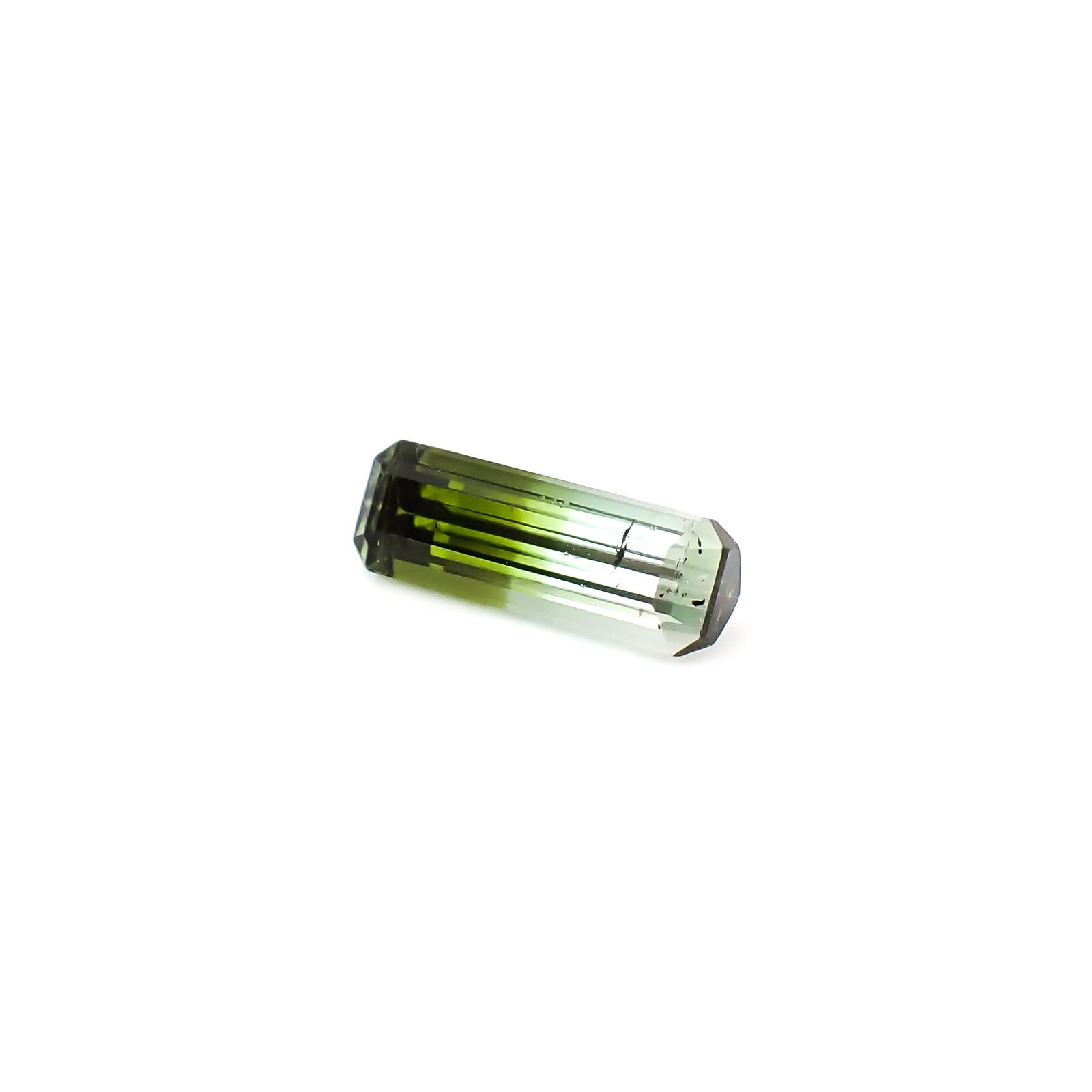 バイカラートルマリン アフガニスタン産 1.37ct / 10.8x3.7mm前後 [260932770]