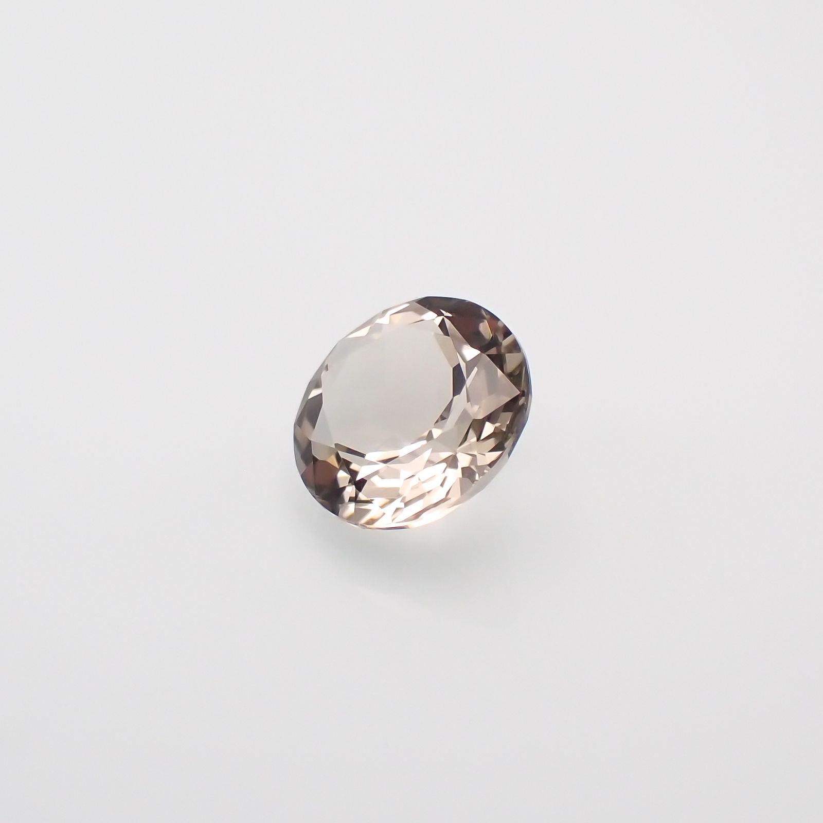 含バリウム・サニディン(宝石名サニディン)ドイツ産 1.31ct 識別済[231224970]7.5x7.5mm前後