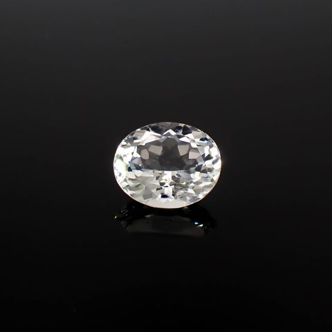 オーソクレース(宝石名ホワイト・オーソクレース)パキスタン産 1.94ct 識別済[240627995]9.3x7.6mm前後