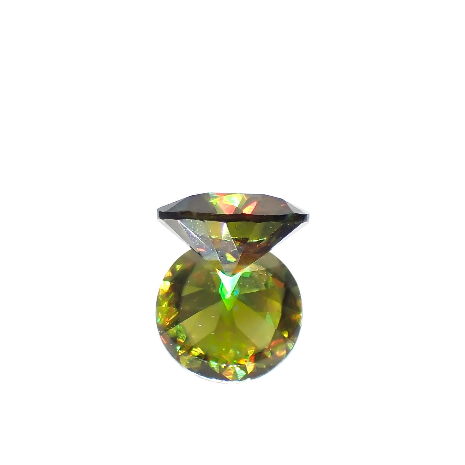 カラーチェンジスフェーン パキスタン産 1.51ct[231224745]7.5x7.4mm前後
