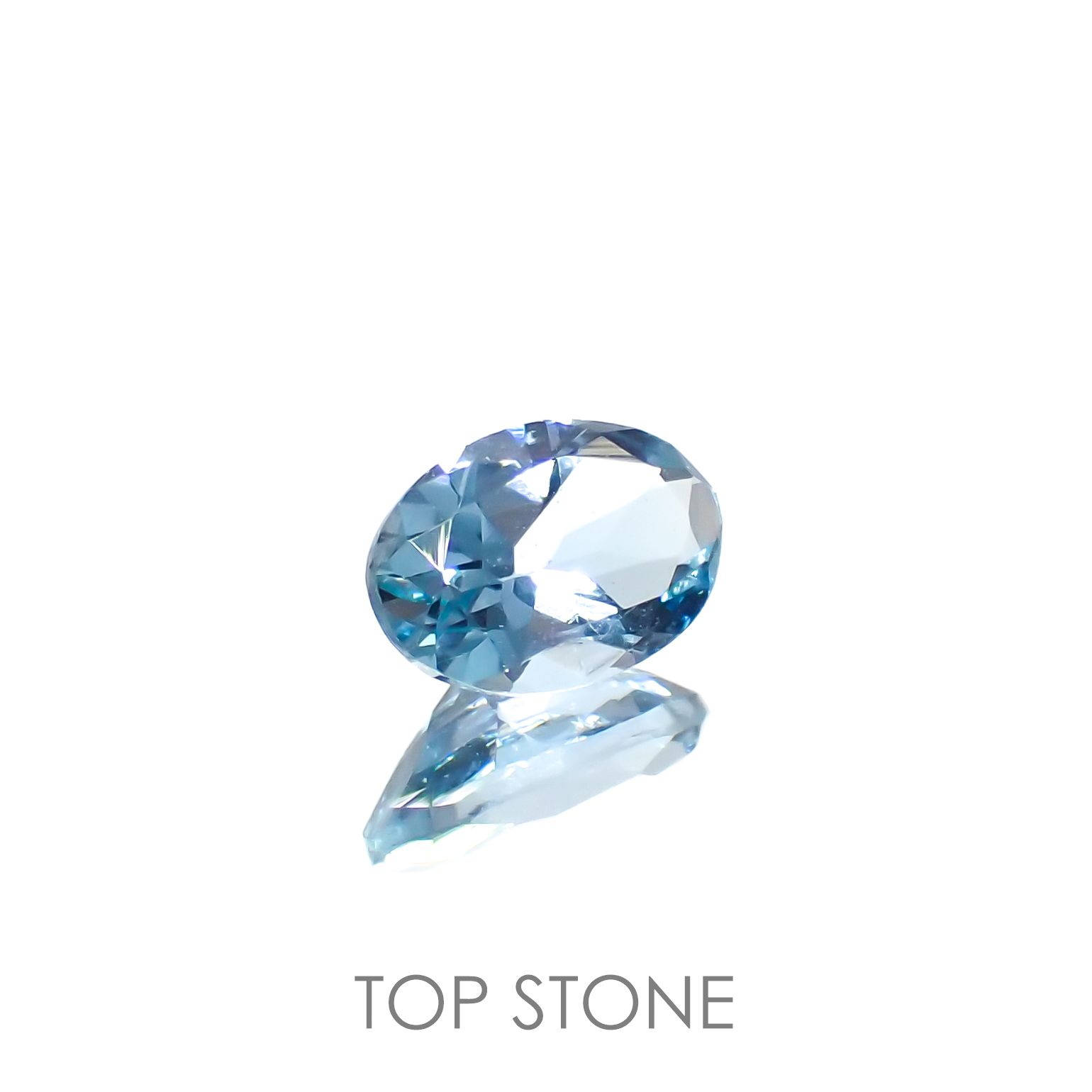 アクアマリン(宝石名アクアマリン)ナイジェリア産 0.38ct 識別済[230220741]6x4mm前後