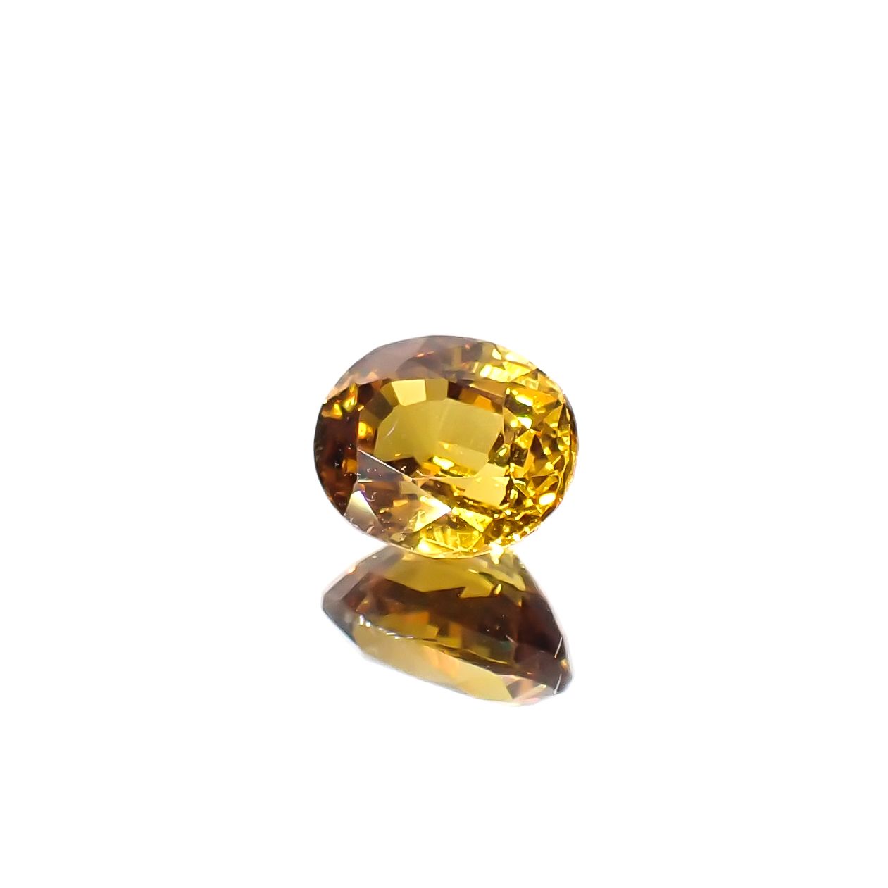 マリガーネット(宝石名グロッシュラー アンドラダイト・ガーネット)マリ共和国産 1.16ct 識別済[231224576]6.7x5.5mm前後