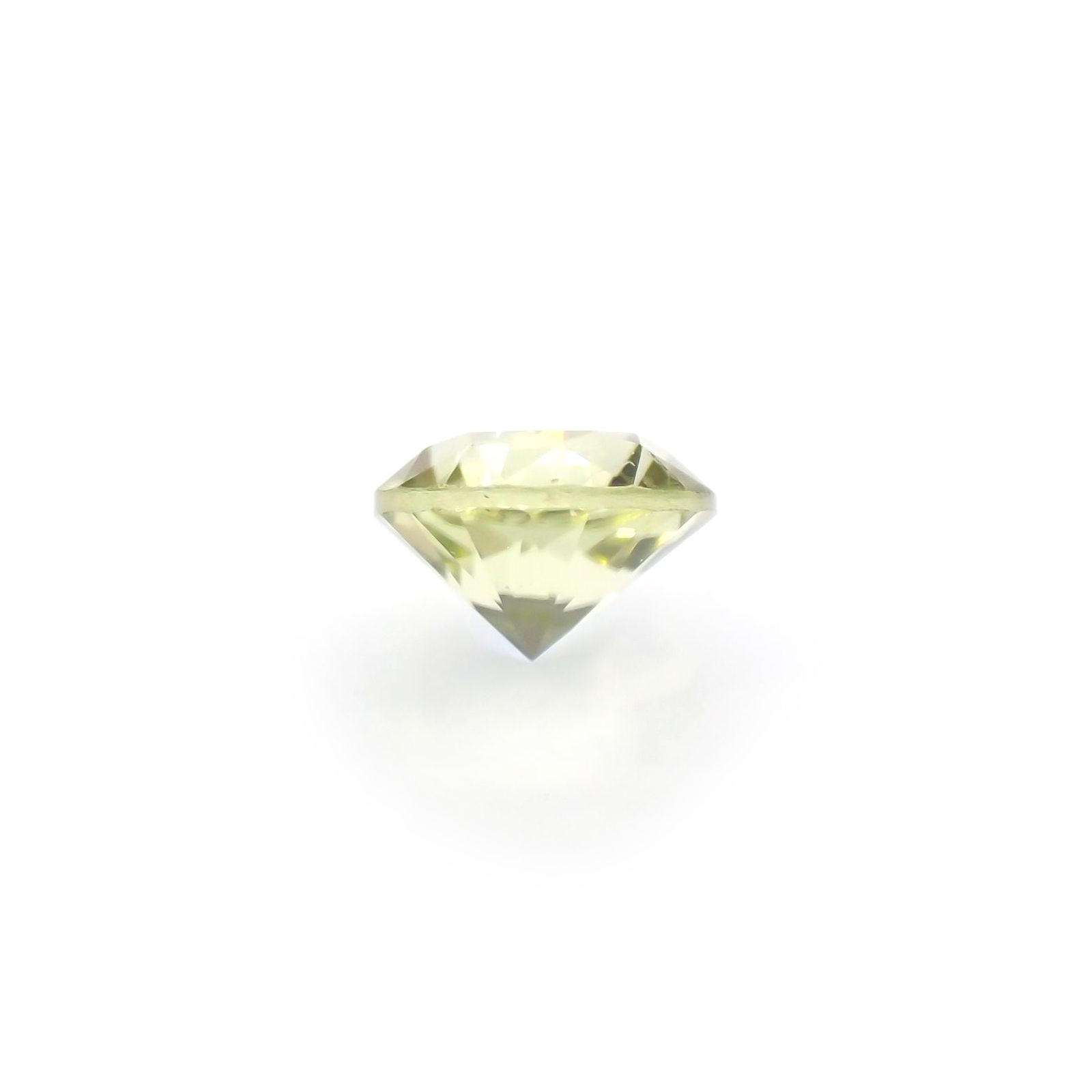 パラサイティックペリドット(宝石名ペリドット)採取地：ロシア 0.091ct 識別済[220616231]2.7x2.7mm前後