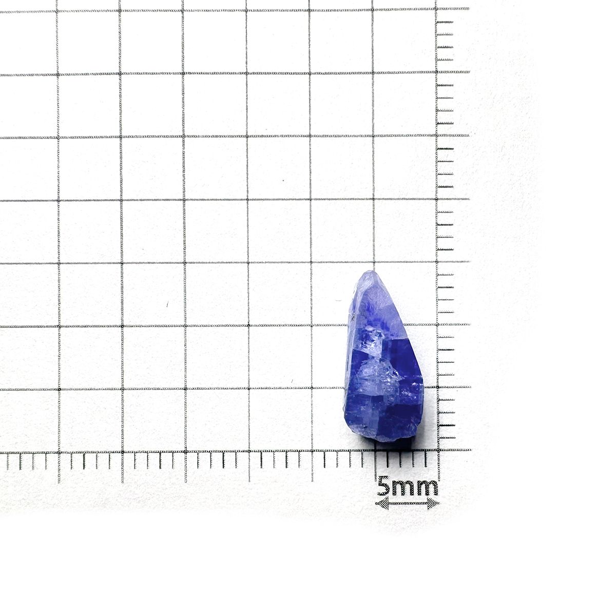 タンザナイト 原石(宝石名タンザナイト)タンザニア産 3.50ct 識別済[231224912]13.3x4.6mm前後