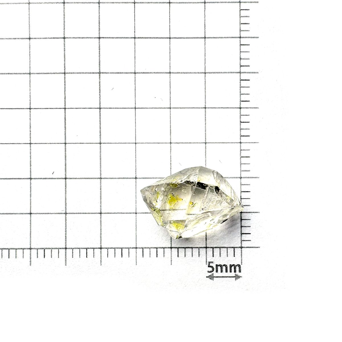 オイルインクォーツ原石 パキスタン産 5.69ct [231224721]13.9x11.1mm前後