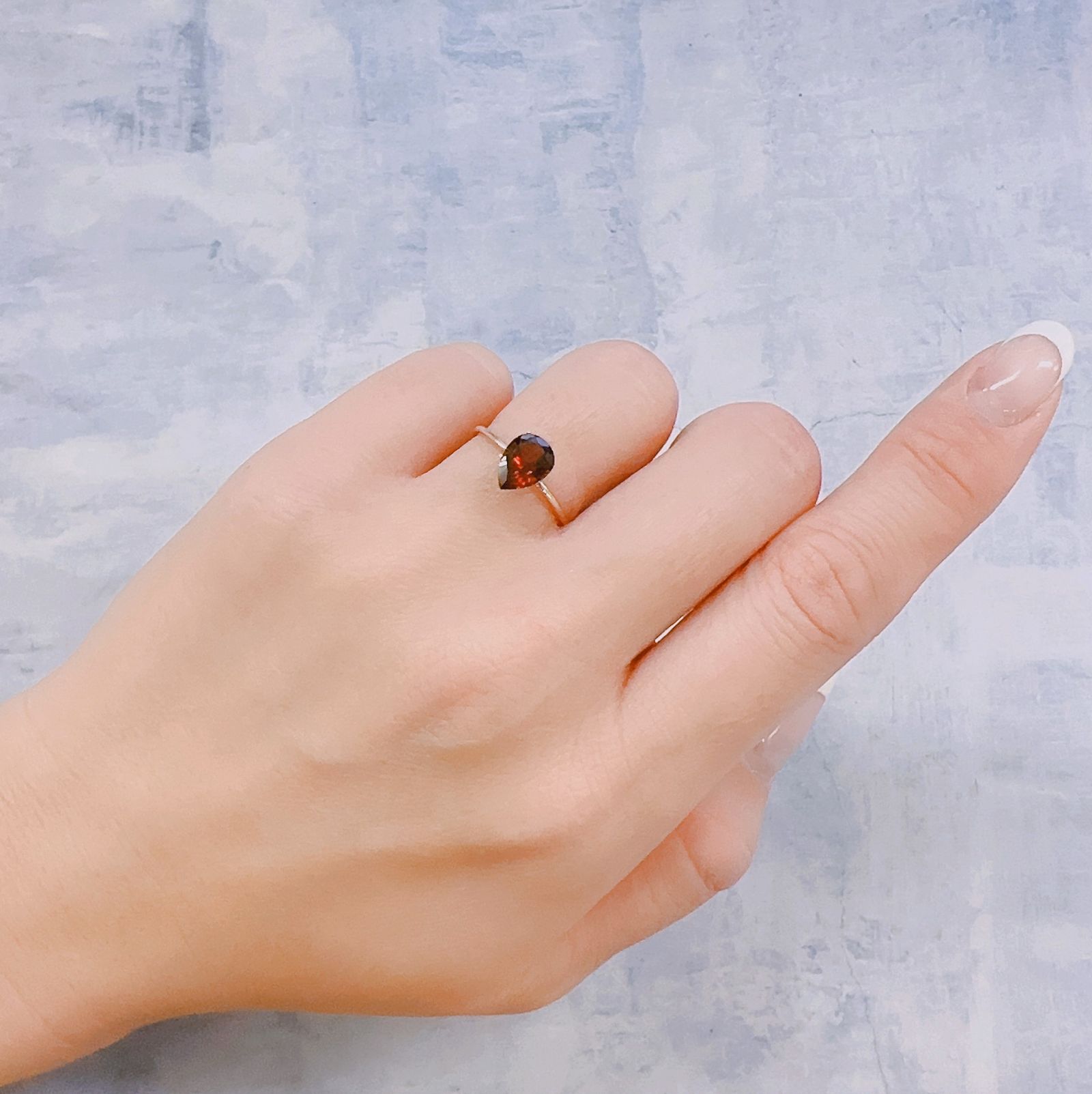パイラルスパイトガーネット モザンビーク産 1.36ct[230119838]8.1x6mm前後