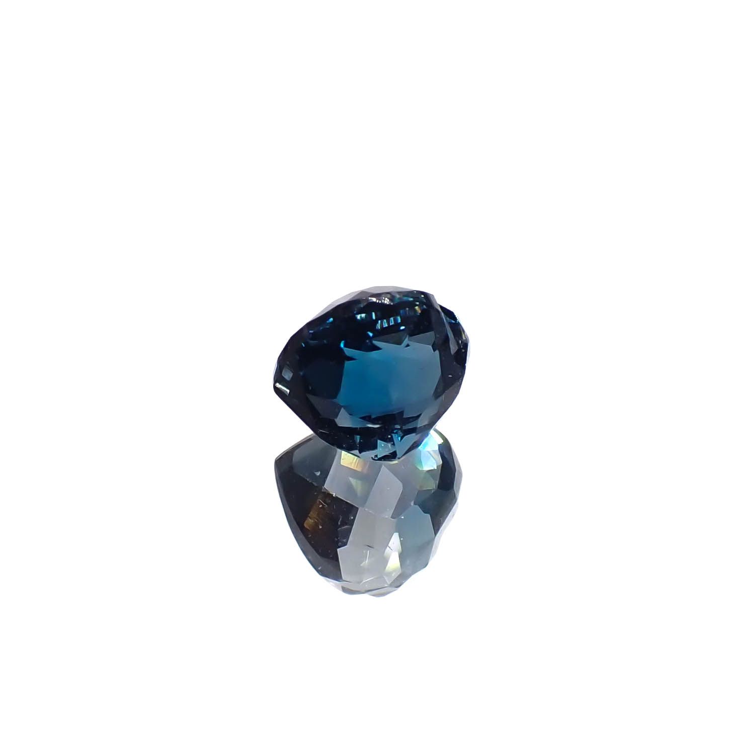 ロンドンブルートパーズ ブラジル産 3.12ct[240326806]8x8mm前後