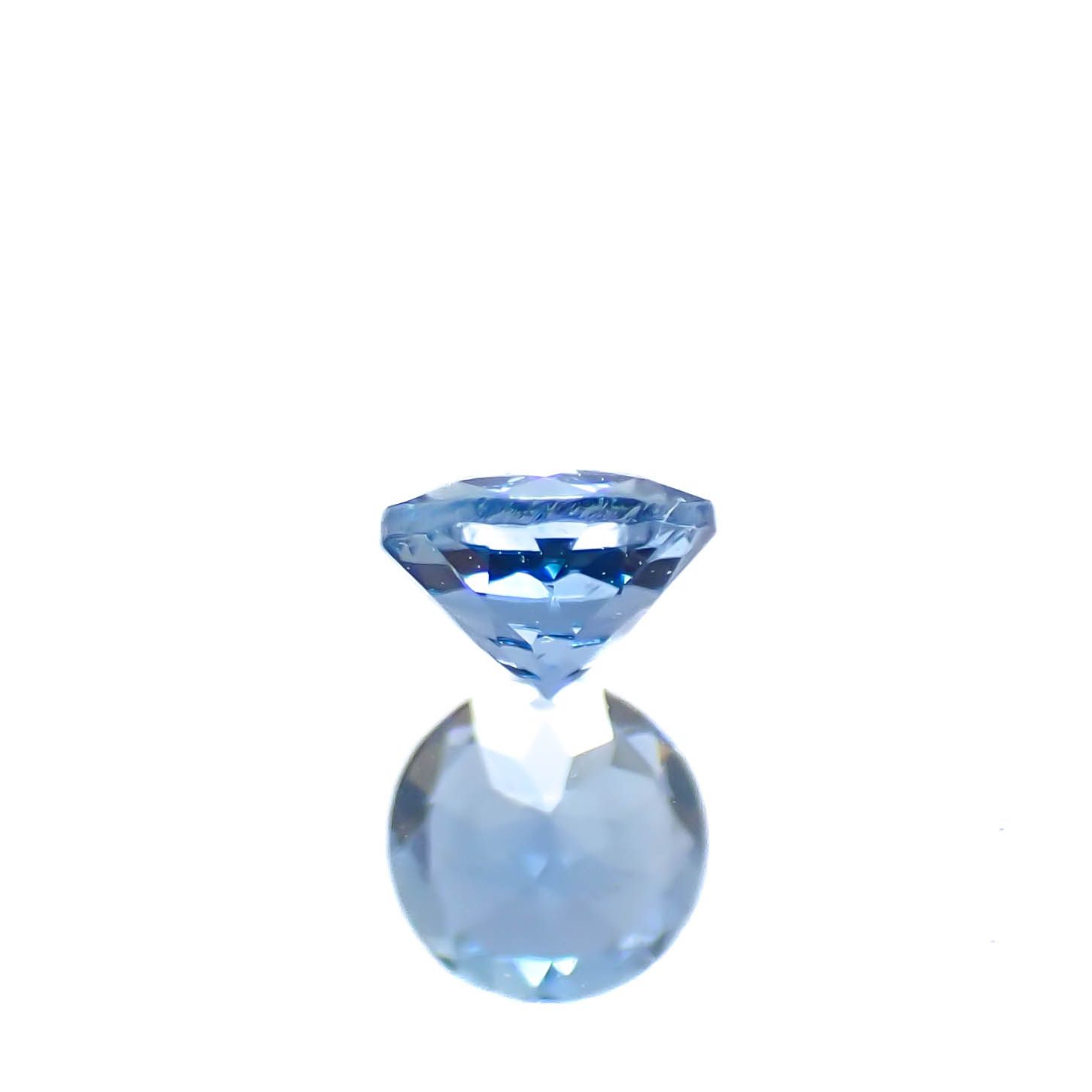 アクアマリン サンタマリアカラー ナイジェリア産 0.23ct [250329945]4x4mm前後